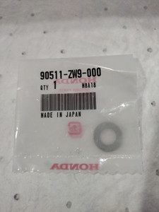 90511-ZW9-000 WASHER, PLAIN (9MM)
