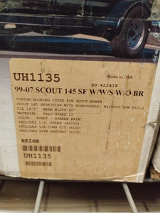 UH1135 BEIGE COVER FOR '99-'07 SCOUT DORADO 145