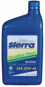 94002 MARINE OIL PREMIUM BLEND 25W-40, 1 QT 94002 MARINE OIL PREMIUM BLEND 25W-40, 1 QT