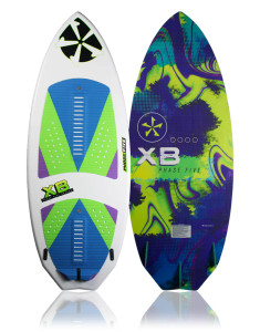 They say, "If you can't hang with the big dogs, stay on the porch". If you're a big dog who's looking to show the little dogs how it's done, then the Phase Five XB Wakesurfer is for you. Styled after the popular Model X, the XB features a skim style nose, wide midsection, and a subtle swallow tail that work together to create speed and stability for big riders. Built with a three fin setup and loaded with 2” Skim Fins, the XB has maximum control. The Phase Five XB Wakesurfer is a versatile choice built especially for larger riders. They say, "If you can't hang with the big dogs, stay on the porch". If you're a big dog who's looking to show the little dogs how it's done, then the Phase Five XB Wakesurfer is for you. Styled after the popular Model X, the XB features a skim style nose, wide midsection, and a subtle swallow tail that work together to create speed and stability for big riders. Built with a three fin setup and loaded with 2” Skim Fins, the XB has maximum control. The Phase Five XB Wakesurfer is a versatile choice built especially for larger riders.