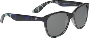 Classic rounded frame in matte tortoise finish.