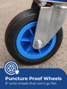 3 in 1 Heavy Duty Folding Solid Wheel Sack Truck - 200kg Capacity