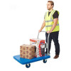 Proplaz Blue Platform Trolley - 300kg Capacity