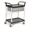 Proplaz Shelf Trolley with Steel Drawers - 100kg Capacity