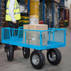 General Purpose Mesh Sides & Plywood Base Truck with REACH Compliant Puncture Proof Wheels