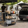 Workhorse Folding Trolley with 3 Trays - 75kg Capacity