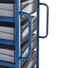 Apollo Double Width Sixteen Tray Rack Trolley with 24 Litre Containers - 250kg Capacity
