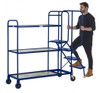 Apollo 3 Tier Timber Stepped Picking Trolley - 300kg Capacity