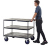 Apollo Three-Tier Timber Shelf Table Top Truck – 600kg Capacity