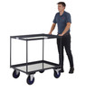 Apollo Two-Tier Steel Shelf Table Top Truck – 600kg Capacity