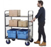 Apollo Heavy Duty Two-Tier Shelf Distribution Truck - 600kg Capacity - with Sides