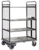 Apollo Heavy Duty Three-Tier Shelf Powered  Distribution Truck - 600kg Capacity - with Sides