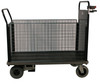 Apollo Small Powered Platform Truck - 600kg Capacity - Steel End with Mesh End & 2 Mesh Sides