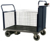 Apollo Large Powered Platform Truck - 600kg Capacity - Steel End with Mesh End & 2 Mesh Sides
