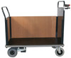 Apollo Small Powered Platform Truck - 600kg Capacity - Steel End With Timber End & 1 Timber Side
