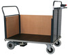 Apollo Small Powered Platform Truck - 600kg Capacity - Steel End With Timber End & 1 Timber Side