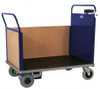Apollo Large Powered Platform Truck - 600kg Capacity - Steel End With Timber End & 1 Timber Side