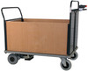 Apollo Small Powered Platform Truck - 600kg Capacity - Steel End with Timber End & 2 Timber Sides