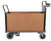 Apollo Small Powered Platform Truck - 600kg Capacity - Steel End with Timber End & 2 Timber Sides