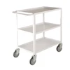 Loadtek Economy Tray Trolley with 3 Shelves - White - 150kg Capacity
