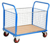 Loadtek 500 Series Small Platform Truck with Four Mesh Ends - 500kg Capacity
