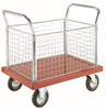 Loadtek Coloured Medium Platform Truck with Four Mesh Ends - 700kg Capacity