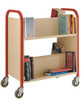Loadtek 2 Tier Double Sided Book Trolley - 250Kg Capacity