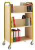 Loadtek 3 Tier Double Sided Book Trolley - 250Kg Capacity