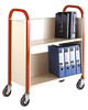 Loadtek 2 Tier Single Sided Book Trolley - 250Kg Capacity