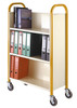 Loadtek 3 Tier Single Sided Book Trolley - 250Kg Capacity