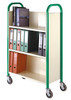 Loadtek 3 Tier Single Sided Book Trolley - 250Kg Capacity