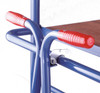 Loadtek 5 Tier Large Shelf Truck with Mesh Superstructure, Hinged Doors and Drawbar Handle - 500kg Capacity