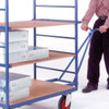 Loadtek 5 Tier Medium Shelf Truck with Rod Superstructure and Drawbar Handle - 500Kg Capacity