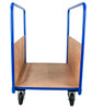 Workhorse Large Warehouse Long Goods Platform Truck with Plywood Sides - 500kg Capacity