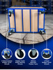 Workhorse Large Warehouse Long Goods Platform Truck with Plywood Sides - 500kg Capacity