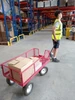 Platform Truck with Sides and Puncture Proof Tyres - 450kg Capacity