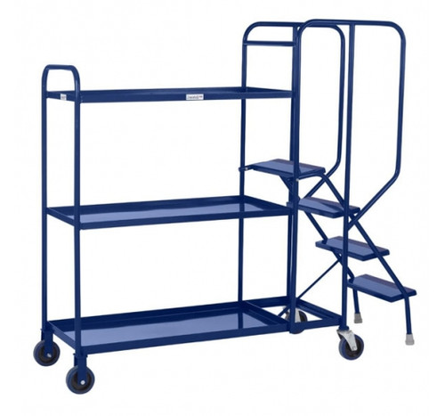 Apollo 3 Tier Steel Stepped Picking Trolley - 300kg Capacity