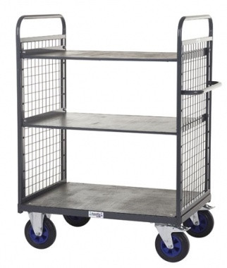Apollo Heavy Duty Two-Tier Shelf Distribution Truck - 600kg Capacity - with Sides