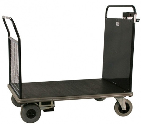 Apollo Large Powered Platform Truck - 600kg Capacity - Steel End & Mesh End