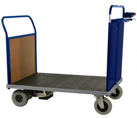 Apollo Large Powered Platform Truck - 600kg Capacity - Steel End & Timber End