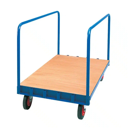Loadtek Standard Plate Truck with Plywood Deck and Removable Bars 1000 x 700mm - 500kg Capacity