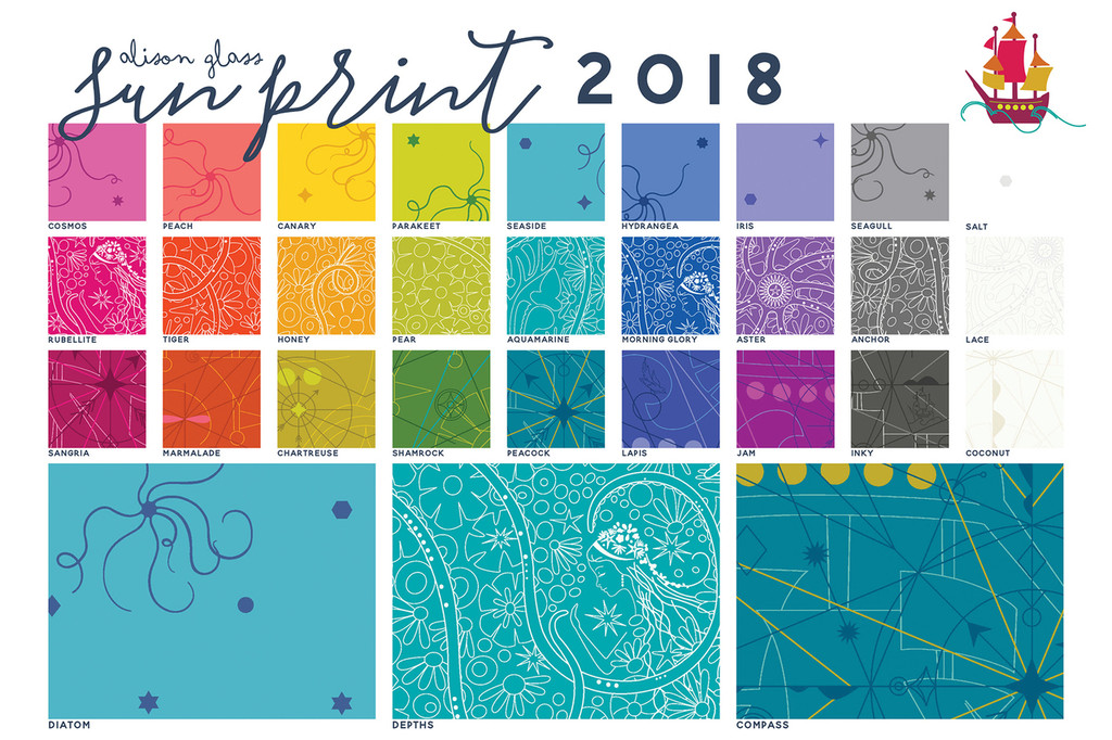 Sun Print 2018 - Diatom - Peach