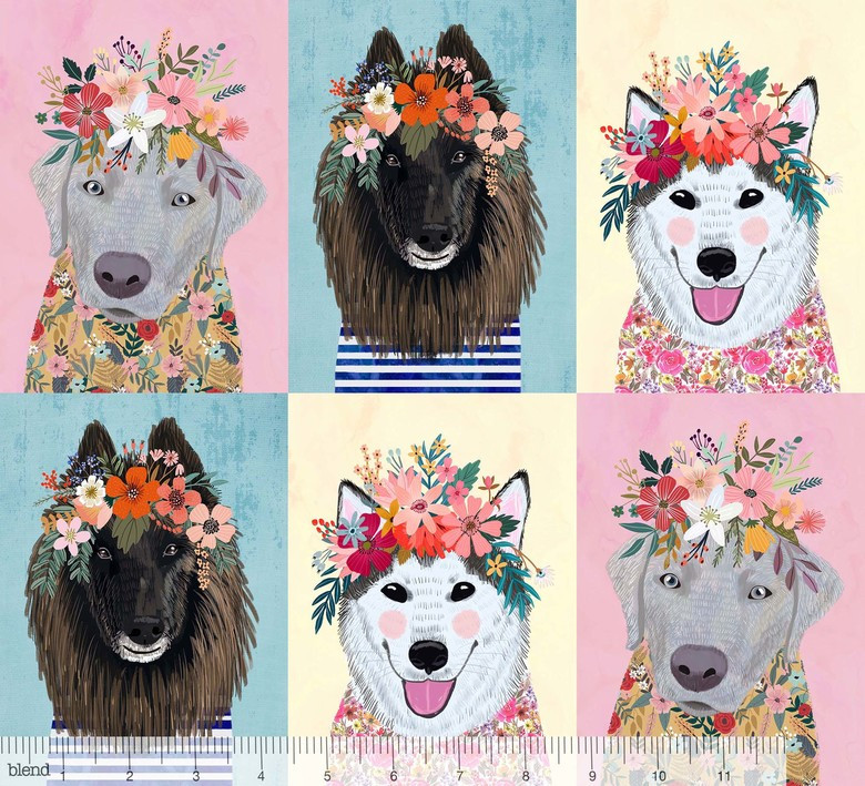 More Floral Pets  - More Floral Puppies Multi