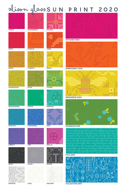 Stitched & Sun Print 2020 - Fat Eighth Bundle