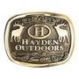 Western Heritage Hayden Outdoors Belt Buckle