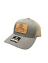 Heather Grey/Light Grey Leather Patch