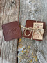 Blackthorn Leather Coasters with Hayden Outdoors Elk Logo