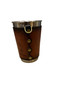 Blackthorne Leather Wrapped Stainless Pint Cup  with HO Elk Logo
