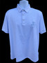 Versa SS Polo White with Light Blue Geo Print and Hayden Logo