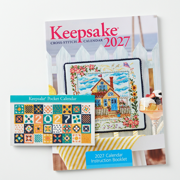 Instruction booklet and pocket calendar for the 2027 Keepsake Calendar